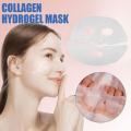 1/3/5pcs Collagen Hydrogel Mask For Female Moisturizing Transparent Gel Deep Hydrating Firming Facial Mask Skin Care Mask. 