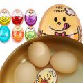 Boiled Egg Timer Creative Kitchen Timing Artifact Cartoon Color-Changing Beep Eggs Durable Poached Heart Egg Kitchen Gadgets. 
