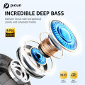 Picun ANC-05 Active Noise Cancelling Headphones with ENC Tech, Wireless Bluetooth Headphones Over Ear Headsets 40H Playing Time. 