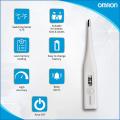 Omron MC-246 Digital Thermometer With Quick Measurement Of Oral & Underarm Temperature In Celsius & Fahrenheit, Water Resistant For Easy Cleaning - Thermometer. 