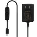 Catda C2890 3C UL 5V3A Type-C With witch Button Power upply for Raspberry Pi 4B. 