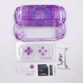 Transparent Crystal Colors For PSP3000 PSP 3000 3004 Game Console Shell Replacement Full Housing Cover Case with Button kit. 