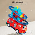 HelloKimi Children's Toy Car Electric Toy Car Universal 360 ° Rotation Duck Ferris Wheel Track Fire Truck Body Design Multi Layer Track With Colorful Lights Music Baby Boy Toy Car. 