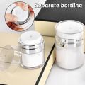 100ML Transparent Empty Creams Pump Jar Travel Makeup Tool Storage Portable Refillable Cosmetic Cream Container Cans for Women. 