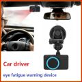 Fatigue Driving Warning Device Anti Sleep Alarm System Pupil Recognition Safety Driving Monitor Sensor Car accessory.