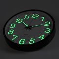 12 Inch / 30cm Luminous Wall Clock Silent with Night Light Glow in the Dark Round Clock, Living Room Decoration.
