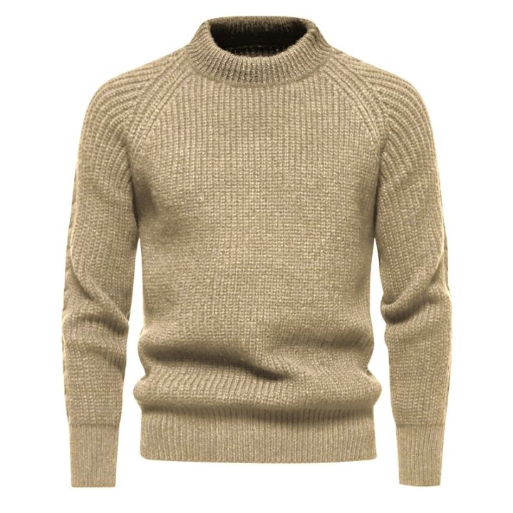 2023%20Autumn%20and%20Winter%20New%20Sweaters%20Men's%20Knitted%20Sweater%20Warm%20Fit%20High%20Quality%20Pullover%20Sweater%20Men%20-%20Image%203