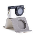 ZV1 PU Leather Half Case Bag Base Cover Shoulder Strap for Sony ZV-1 Camera New camera case dslr camera bag.