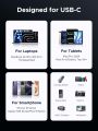 UGREEN L701 240W USB C Cable 10Gbps USB 3.1 4K 60Hz Video Output Fast Charging.