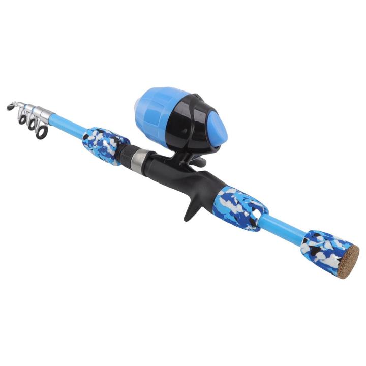 Kids Fishing Pole Set, Kids Fishing Rod Reel Combo Flexible Multipurpose Retractable for 3 To 15 Years Old
