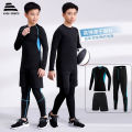 Children's Tights Training Clothes Outfit Men's and Women's Basketball Soccer Running Fitness Children's Sports Leggings Quick Drying Clothes. 