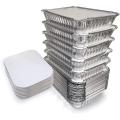 Aluminum Foil Box Food Pack 660ml Parcel Lunch box  50 pcs. 
