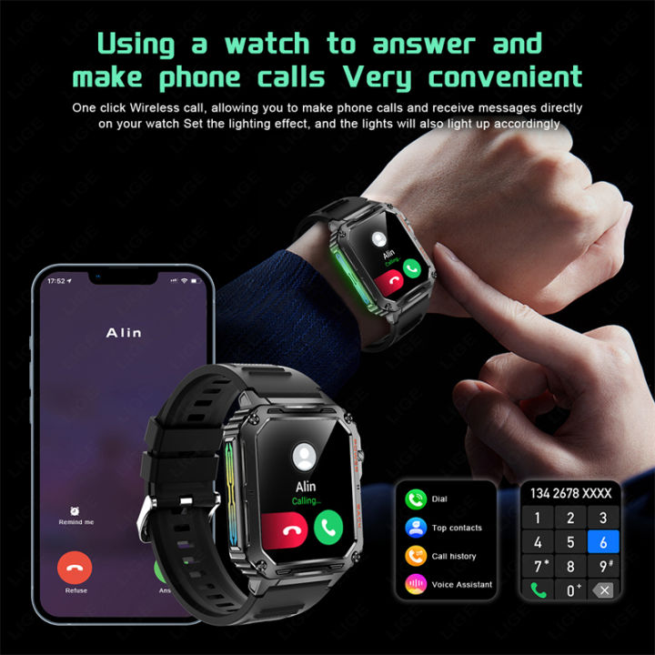 LIGE%20Flashing%20Light%20Smart%20Watch%20For%20Women%20Men%20Bluetooth%20Calling%20Sports%20mode%20Sleep%20Monitoring%20Waterproof%20Smartwatch%20watches%20women%20-%20Image%202