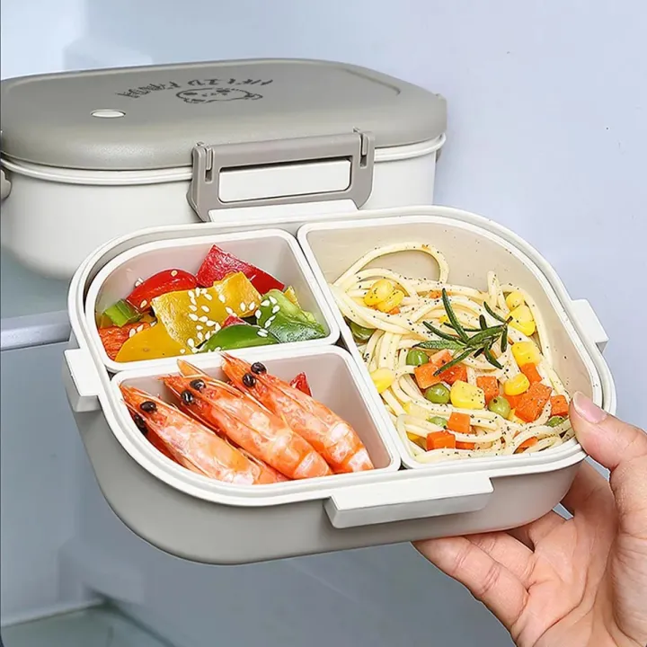 WORTHBUY%20Thermal%20Lunch%20Box%20Heat%20Preservation%20Bento%20Box%20Portable%20Divided%20Food%20Storage%20Container%20-%20Image%203