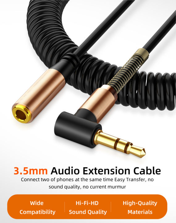 Audio%20Cable%203.5mm%20Elbow%20Spring%20Retractable%20Extension%20Cord%20Audio%20Cable%20Suitable%20For%20Mobile%20Computer%20Speakers%20-%20Image%203