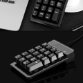 19 Keys USB Mechanical Feeling Wired Numeric Keypad Keyboard Mini Numeric Keycaps Numpad Keyboard for Laptop Desktop PC Computer. 