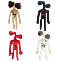 Belony 30-55cm Siren Head Plush Toy BlueGreenBlack Cat Dog Soft Stuffed Doll White Black Cat Sirenhead Stuffed Doll Soft Scary Horror Character Figures Peluches Toys for Kids Christmas Gift.