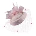 Fascinators Hats Pillbox Hat Cocktail Tea Party Headwear with Veil for Girls and Women. 