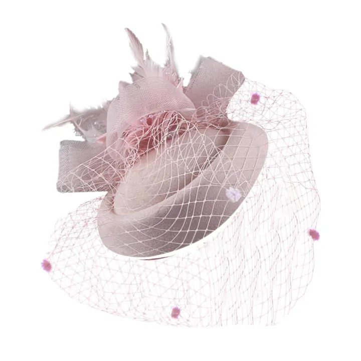 Fascinators%20Hats%20Pillbox%20Hat%20Cocktail%20Tea%20Party%20Headwear%20with%20Veil%20for%20Girls%20and%20Women%20-%20Image%203