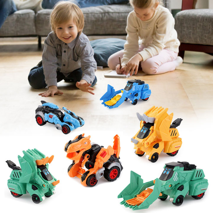 【3C VictoryEagle】SF 2 In Monster Truck Car Toy Children Dinosaur Toys Boy Deformation Figures Robot Toys Birthday Christmas Gifts