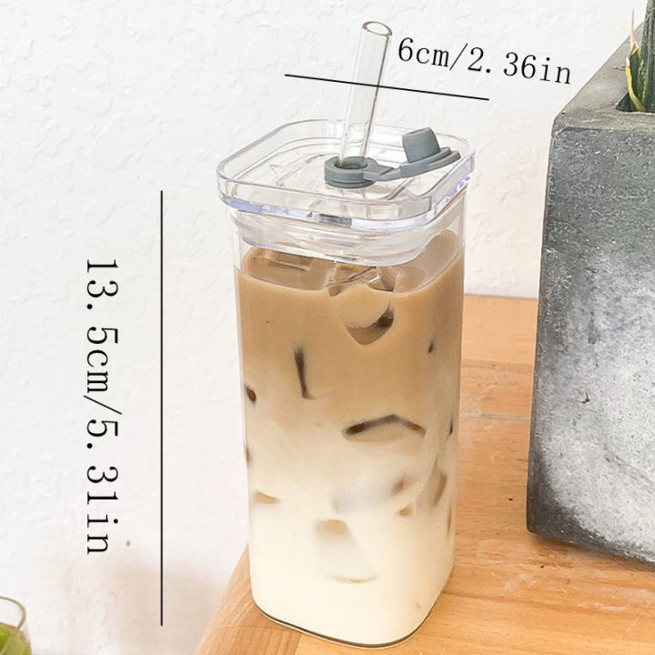 400ml%20Square%20Heat%20Resistant%20Coffee%20Glass%20Cup%20With%20Lid%20And%20Straw%20Transparent%20Milk%20Tea%20Juice%20Cups%20Coffee%20Mug%20Home%20Bar%20Drinkware%20-%20Image%202