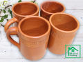 Clay mug pottery mug, tea and coffee mug. Clay mug pottery mug handmade. Clay mug 1 piece's mug. Organic Brown color. 