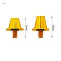 12x Football Shoe Spikes Soccer Studs for Sports Competition Indoor Outdoor Gold 11mm 13mm. 