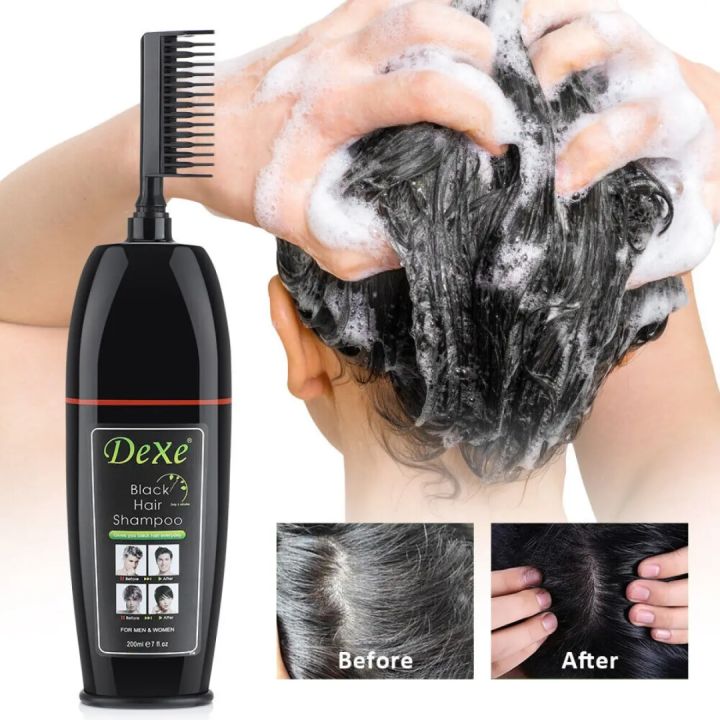 Dexe%20Hair%20Color%20Black%20Shampoo%20With%20Ammonia%20free%20And%20Herbal%20Ingredient%20200ML%20-%20Image%202