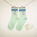 5pairs Sanrio Cartoon Socks Ladies Hello kitty Combed Cotton Mid-tube Stockings Melody Cute Puppy Girls Stockings.