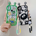 For Samsung Galaxy A10S M01S Case Cute Cartoon Pattern Design with Flower Bracelet Phone Case. 