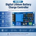 Digital Display Battery Charge Control Module Self Power Adjustable 12V-72V Battery Upper & Lower Cut Protection Board Similar XH-M602 XH-M633 XH-M631.