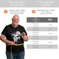 Punisher Skeleton Skull T Shirt Men 100% Cotton Amazing T-Shirt Crew Neck Big Tall Tees Short Sleeve Clothes Large 4XL 5XL 6XL. 