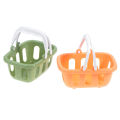 mazalan Ruing Mini Shopping Basket Pretend Play Toy Kid Mini Supermarket Shopping Hand Basket. 