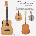 Tanglewood Roadster II TWR2 TE Semi Acoustic Guitar, 6 Strings, Travel, Natural Satin Finish. 