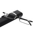 IENJOY TR90 Reading Glasses Anti-Blue Light Reading Glasses Men Half Frame Prescription Eyeglasses Male Eyewear With Case1.0-4.0.