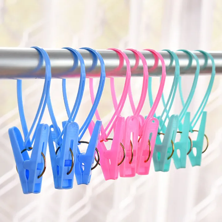 12pcs/set%20Windproof%20Clothespins%20Plastic%20Laundry%20Clip%20Portable%20Bra%20Socks%20Hanger%20hook%20quilt%20clothing%20clip%20Hanging%20Rope%20Clothes%20Peg%20-%20Image%203