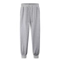 Sports Pants Men'S Fleece Autumn And Winter Trousers Jogging Fashion Ladies Casual Pants Black And White Solid Color. 