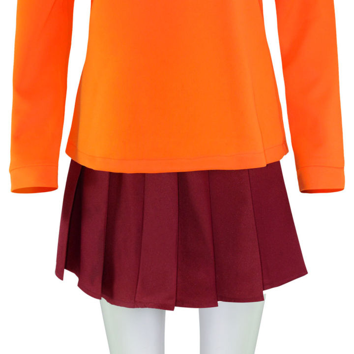 Scooby%20Doo%20Velma%20cosplay%20costume%20for%20Halloween%20role-playing%20-%20Image%205