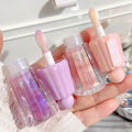 【Daily Deals】 1Pcs Pudding Jelly Lip Gloss Lip Glaze Makeup Long Lasting Pearl Glitter Lipstick Transparent Moisturizing Shine Lip Gloss Care. 