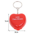 Mini Protect CPR  Mouth KeyChain Rescue In Heart Box Face  First Aid. 
