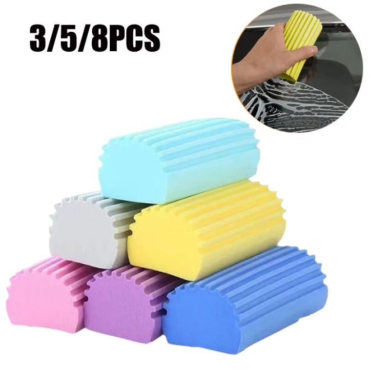 Kitchen Water Absorbing Cleaning Pad Tool Wipe Sponge Brush Car Wash Sponge Duster Sponge Cleaning Damp Clean Sponge