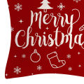 【Toy life hall】Throw Case Universal One Printed Flax Comfortable Christmas Cushion Cover for Home. 