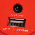 M12 USB Power Source, ABS Excellent Craftsmanship Easy To Use Perfect Fit Portable M12 Charger for Indoor Working.