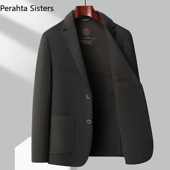 Top%20Quality%20100%25%20Wool%20Men's%20Blazer%20Autumn%20Winter%20Solid%20Color%20Handmade%20Double-Sided%20Woolen%20Suit%20Jacket%20Business%20Man%20Clothing%20-%20Image%203
