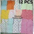 12 pcs Nima For Baby (9 X 11 inch) Multicolor (0-5 months). 