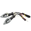 For GSF650 GSF1000 GSR 600 750 GSR750 GSR1000 Motor LED Turn Signal Light 12 Led Indicator Light Light Bike Lamp. 