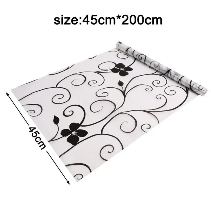 2Mx%2045CM%20PVC%20Waterproof%20Frosted%20Glass%20Film%20Sticker%20for%20Bathroom%20Window%20Home%20Privacy%20%20Style:M046%20-%20wall%20sticker%20-%20Image%204