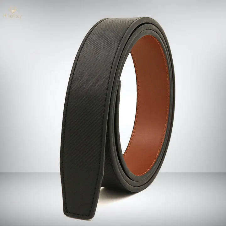 Belt%20Strap%20No%20Buckle%20Clothing%20Accessories%20for%20Daily%20Wear%20Business%20Shopping%20Brown%20Bottom%20-%20Image%202