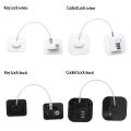 Sliding Closet Door Lock Baby Safety Refrigerator Lock With Keys or Coded Lock Infant Cabinet Locks Children Protection. 
