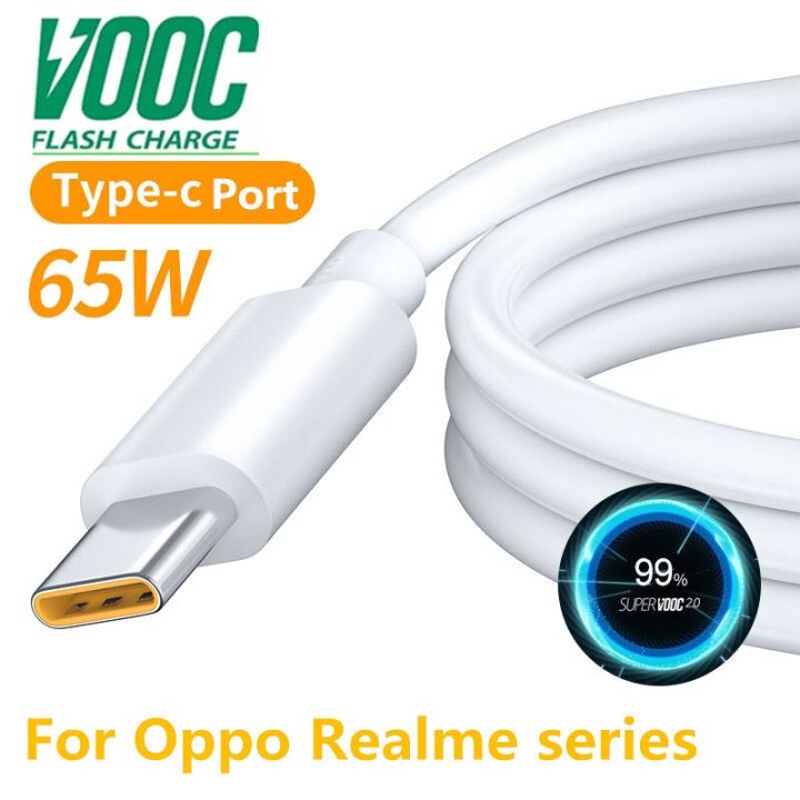 65W Vooc Charger USB Type C Super Fast Charge Cable SuperDart for  Realme Pro GT Neo OPPO Find X5 X3 Reno A 5G
